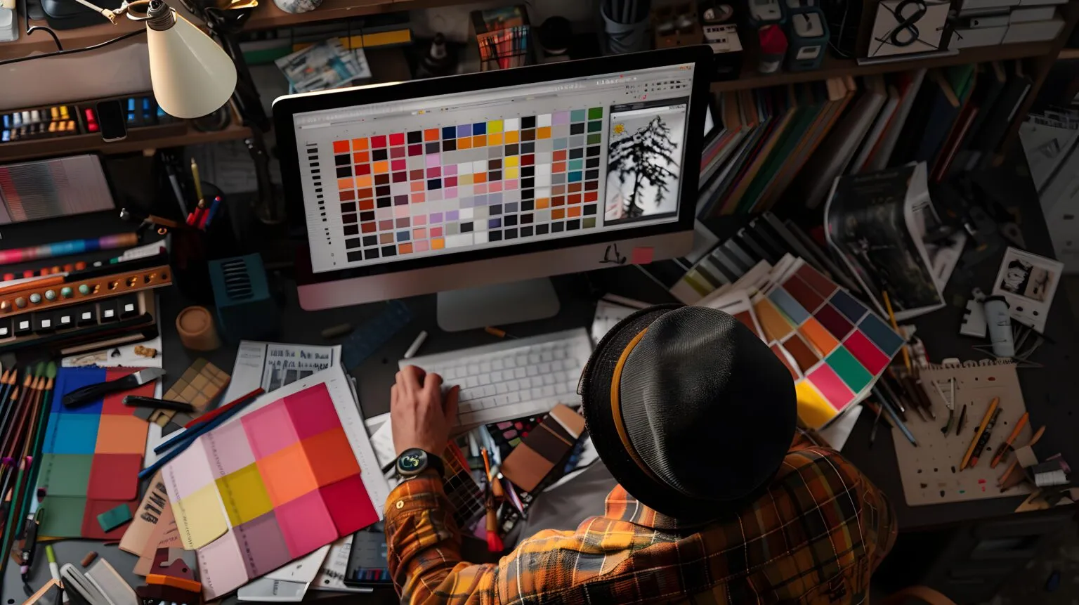 Graphic design work preview